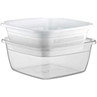 Maya Professional Tools 031079B Escurridor con Barreño- 6 litros- Blanco